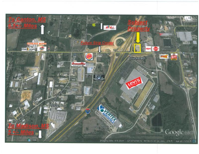 NE CORNER OF GLUCKSTADT RD AND INTERSTATE 55, GLUCKSTADT, MISSISSIPPI